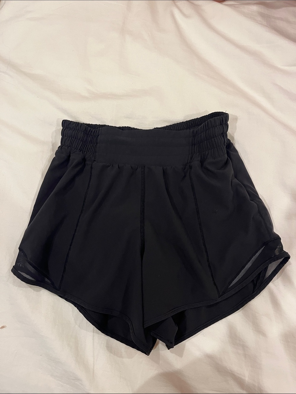 lululemon athletica Black High-Waist Athletic Shorts